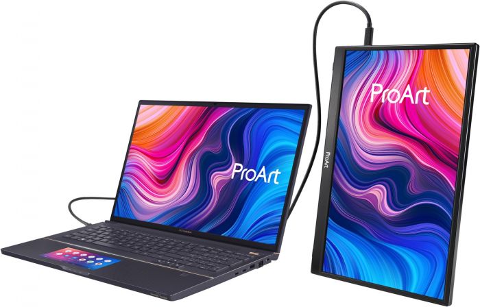 Монітор портативний LCD 14" Asus ProArt PA148CTV mHDMI, 2xUSB, MM, IPS, 100%sRGB, Touch