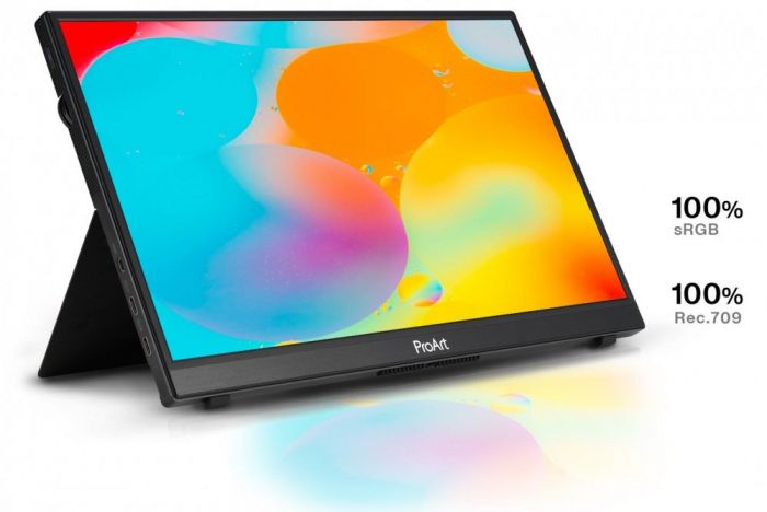 Монітор портативний LCD 14" Asus ProArt PA148CTV mHDMI, 2xUSB, MM, IPS, 100%sRGB, Touch