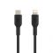 Кабель Belkin USB-С - Lightning, BRAIDED, 2m, black
