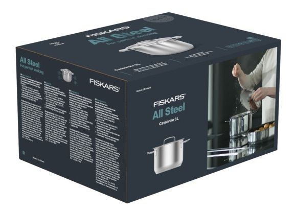 Кастрюля Fiskars All Steel 3 л