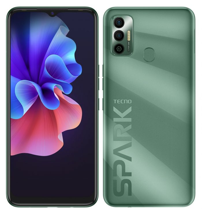 Смартфон TECNO Spark 7 (KF6n) 4/64Gb NFC 2SIM Spruce Green