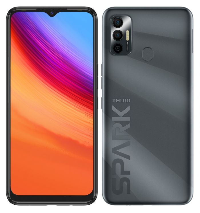Смартфон TECNO Spark 7 (KF6n) 4/64Gb NFC 2SIM Magnet Black