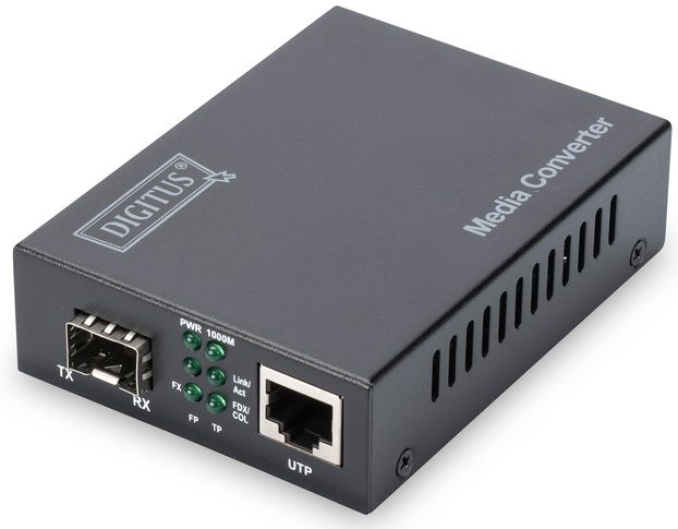 Медіа конвертор DIGITUS Gigabit , RJ45 / SFP