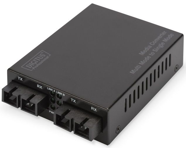 Медіа конвертор DIGITUS Gigabit, MM SC DX / SM SC DX, 850nm