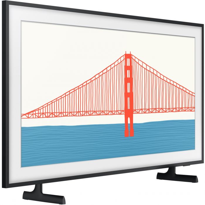 Телевiзор 43" QLED 4K Samsung QE43LS03AAUXUA Smart, Tizen, Black, The Frame, Optional Bazel Colour