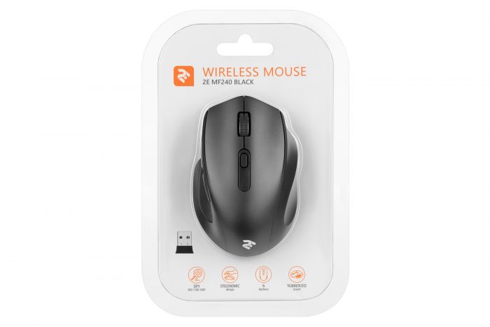 Миша 2Е MF240 WL Black