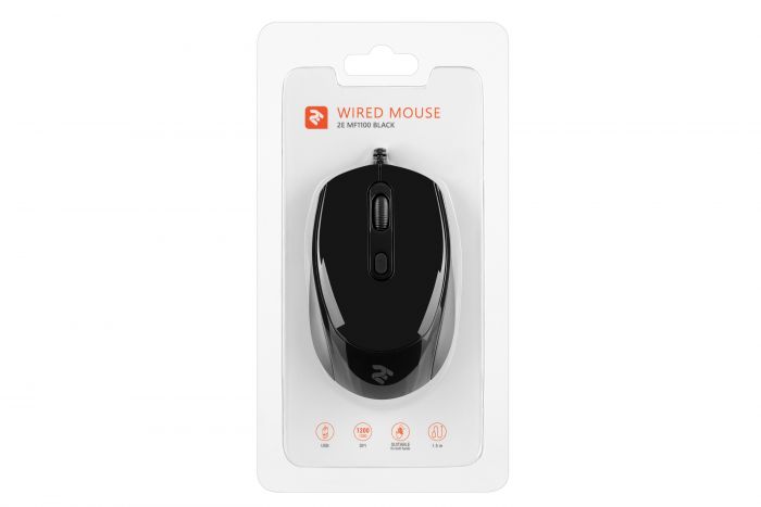 Миша 2Е MF1100 USB Black
