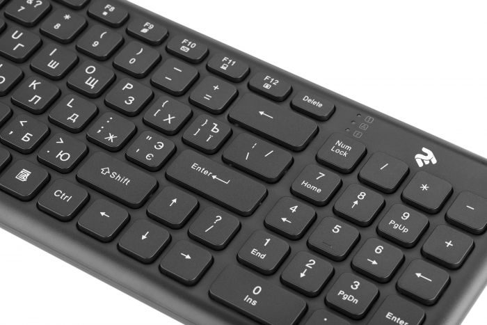 Клавіатура 2E KS230 Slim WL Black