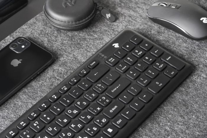 Клавіатура 2E KS230 Slim WL Black