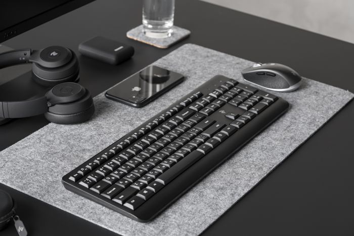 Клавіатура 2Е KS220 WL Black