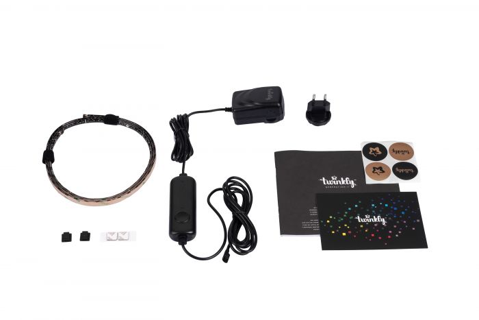 Smart LED Twinkly Line RGB, підсвічування, Gen II, IP20, довжина 1,5м, кабель чорный
