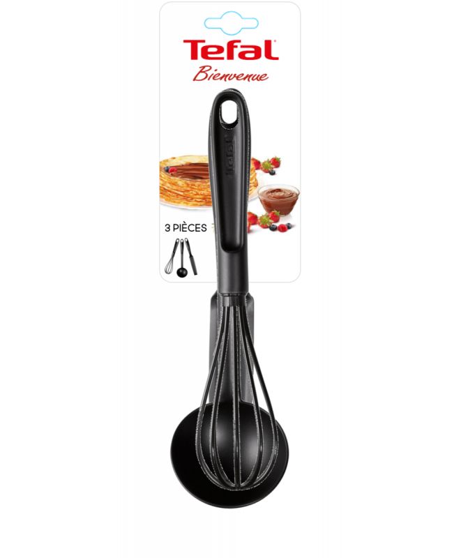 Набір кухонних аксесуарів Tefal Bienvenue, 3 пр., чоринй, пластик