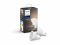 Лампа Philips Hue GU10, 5.2W(57Вт), 2700K, White, ZigBee, Bluetooth, розумна, димування, 2шт