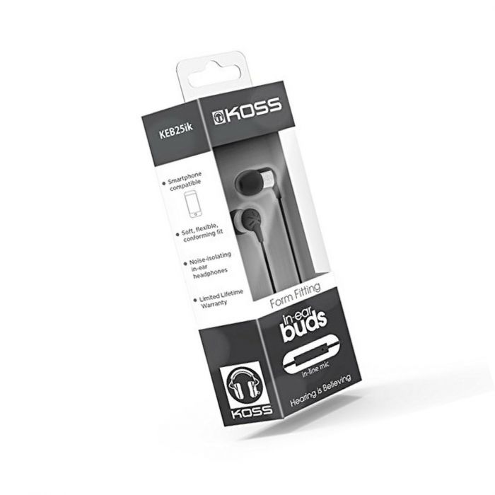 Навушники Koss keb25iK Mic Black