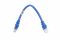 Патч-корд 2E Cat 6,UTP,RJ45, 26AWG ,7/0.16 Cu, 0.20 m, PVC,Blue