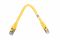 Патч-корд 2E Cat 6,S-FTP екран. фольга з обплетенням, RJ45, 4Х2 27AWG ,7/0.14 Cu, 0.20 m, PVC,Yellow
