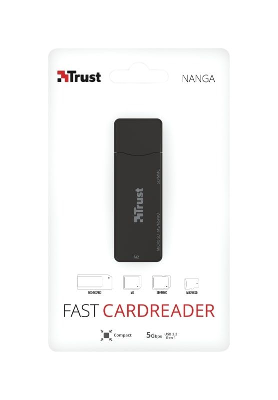 Кардрідер Trust Nanga USB 3.1 Card Reader