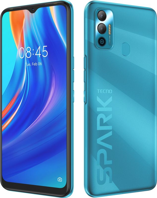 Смартфон TECNO Spark 7 (KF6n) 4/64Gb NFC 2SIM Morpheus Blue