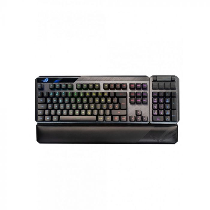 Клавіатура Asus ROG CLAYMORE II RGB 108key Red Switch USB/WL/BT RU Black