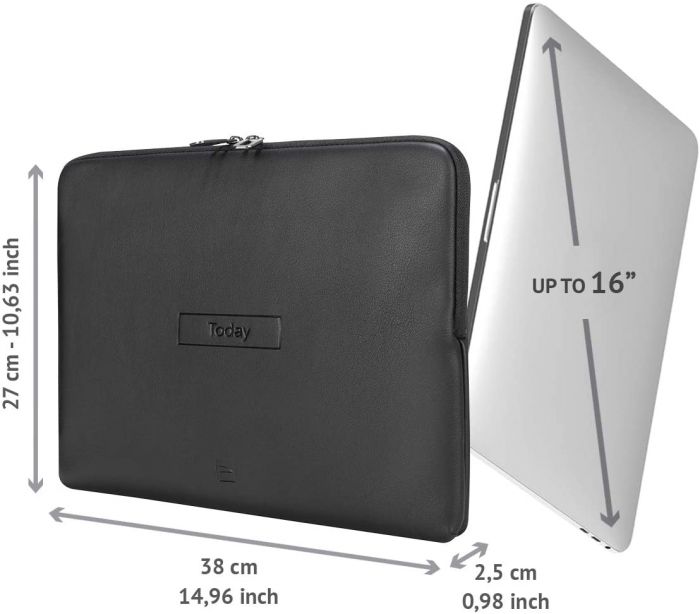 Чохол Tucano Today Sleeve 15"/16", чорний