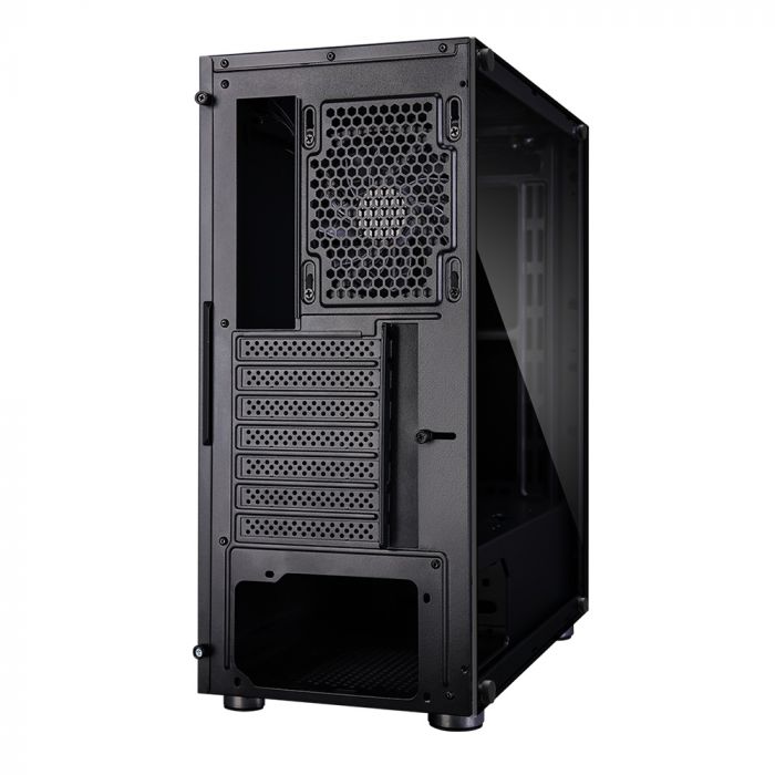 Корпус Zalman R2 BLACK, MidT,E-ATX, 2xUSB2.0, 1xUSB3.0, 1x120мм RGB, скло(бічна панель), без БЖ, чорний