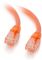 Патч-корд Cat5e C2G 0.5 м помаранчевий