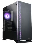 Корпус Zalman S5, MidT, 2xUSB2.0, 1xUSB3.0, 1x120, 1x120 RGB,скло (бічна панель),безБЖ,чорний