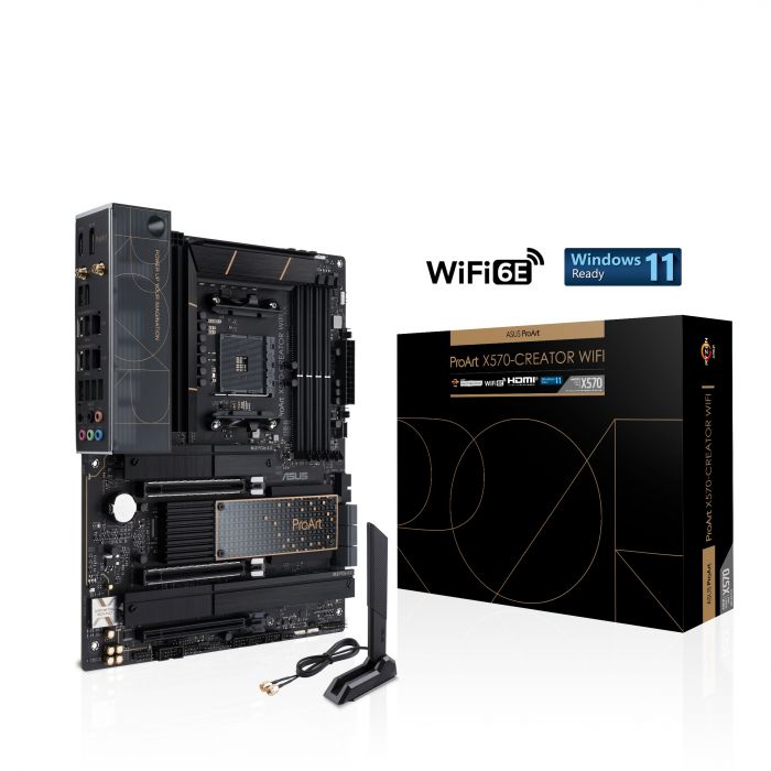 Материнcька плата ASUS PROAR X570-CREATOR WIFI sAM4 X570 4xDDR4 HDMI-Thunderbolt Wi-Fi BT ATX