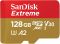 Карта пам'яті SanDisk microSD  128GB C10 UHS-I U3 R160/W60MB/s Extreme V30