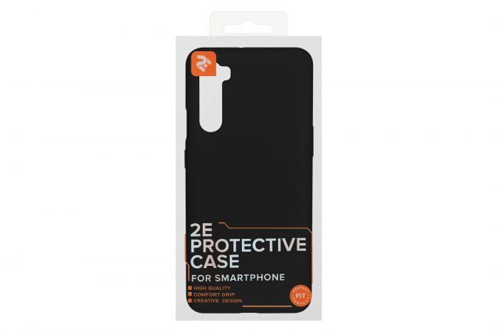 Чохол 2Е Basic для OnePlus Nord (AC2003), Solid Silicon, Black