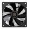 Корпусний вентилятор Silver Stone Air Penetrator AP140I, 140мм,3 pin,чорні лопасті, чорна рамка