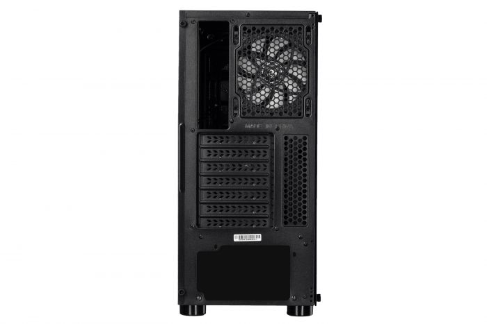 Корпус 2E GAMING RECANO (G3403) MidT, 2xUSB2.0,1xUSB3.0, 4x120мм ARGB, скло (бічна панель),без БЖ,чорний