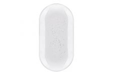 Блюдо овальне Ardesto Bagheria, 25х13 см, Bright white, кераміка