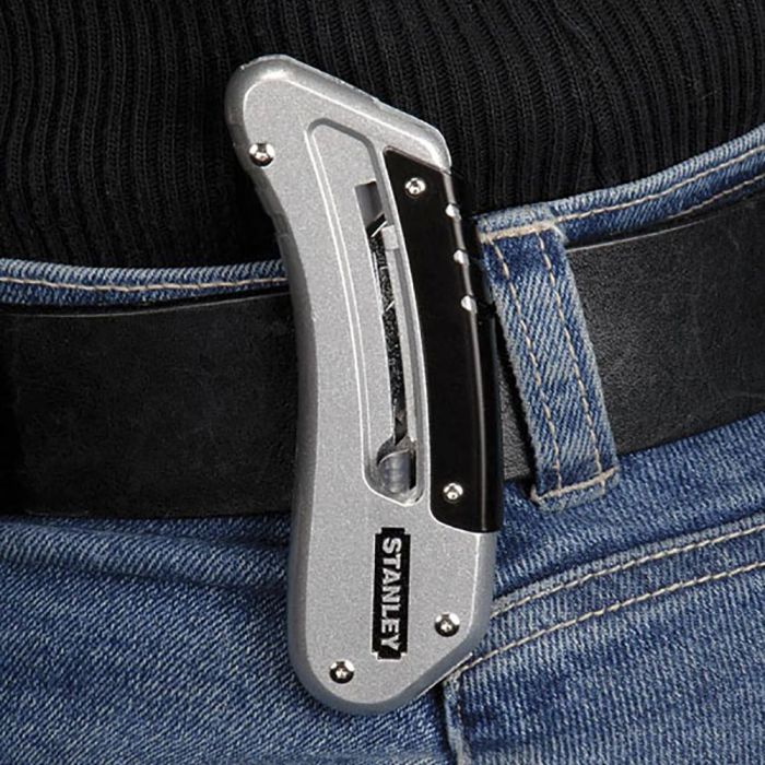 Ніж Stanley "FatMax", трапецієподібне лезо 19х62мм, 145мм, кріплення до пояса