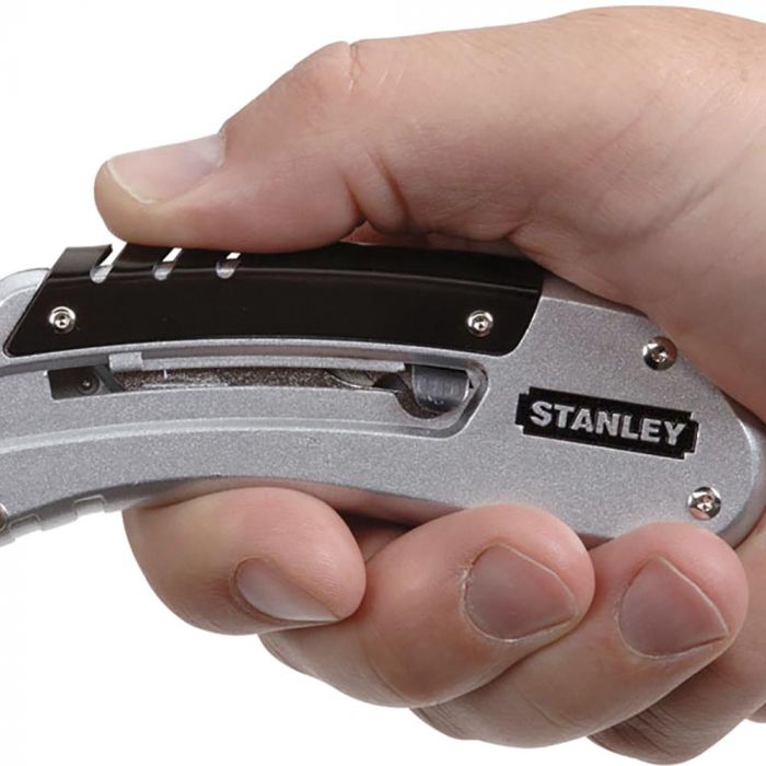 Ніж Stanley "FatMax", трапецієподібне лезо 19х62мм, 145мм, кріплення до пояса