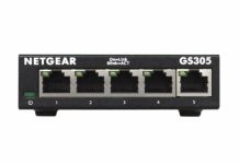 Комутатор NETGEAR GS305 5xGE, некерований