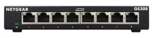 Комутатор NETGEAR GS308 8xGE, некерований