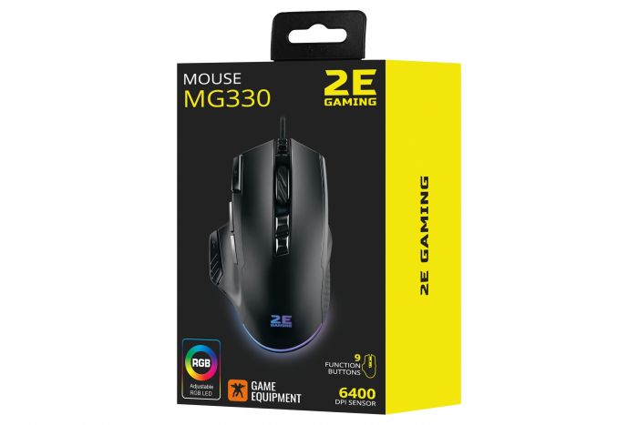 Миша 2E GAMING MG330 RGB USB Black