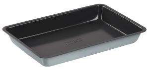 Форма для випічки Ardesto Tasty baking прямокутна, 28.5x19.5x3.5 см, сірий,голубий