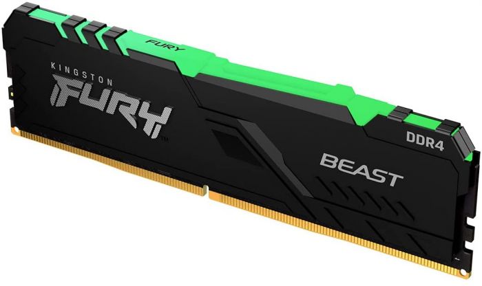 Пам'ять ПК Kingston DDR4  8GB 3600 FURY Beast RGB