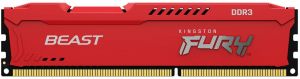 Пам'ять ПК Kingston DDR3  8GB 1600 1.5V FURY Beast Red