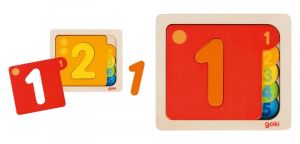 Пазл-вкладиш goki Цифри 57410G