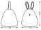 Нічний світильник LEDVANCE NIGHTLUX TOUCH LED 2,5W Rabbit, micro-USB, RGBW