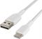 Кабель Belkin USB-A - USB-С, BRAIDED, 1m, white
