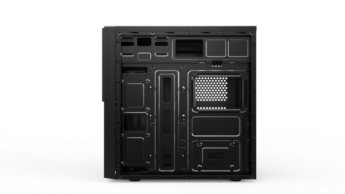 Корпус 2E ALFA (E190-3U) MidT, 2xUSB2.0, 1xUSB3.0, сталь (бічна панель), без БЖ, чорний