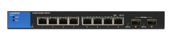 Комутатор LINKSYS LGS310C 8xGE, 2xGE SFP, керований L2