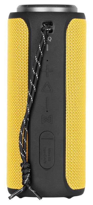Акустична система 2E SoundXTube TWS, MP3, Wireless, Waterproof Yellow
