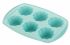 Форма для випікання мафінів Ardesto Tasty baking на 6 шт. 30*21*4 см, голубий, силікон.