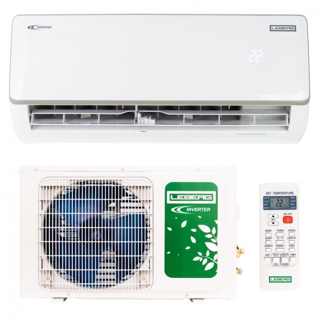 Кондиціонер Leberg LOKI 3.0 LS/LU-24OLI3, інвертор, 70 м2, A++, R410