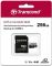 Карта пам'яті Transcend microSD 256GB C10 UHS-I U3 A2 R160/W125MB/s + SD